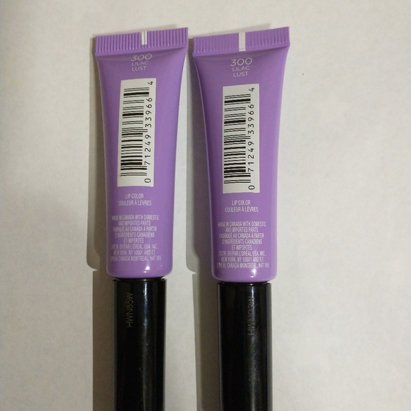 2 L'Oreal Paris Infallible Paints Lips.300 Lilac - Picture 3 of 5